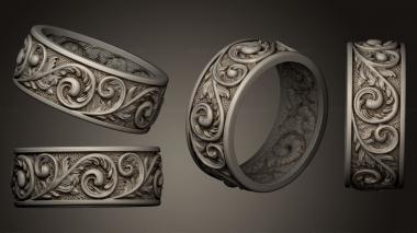 Jewelry rings Ring Sprouted 3d model